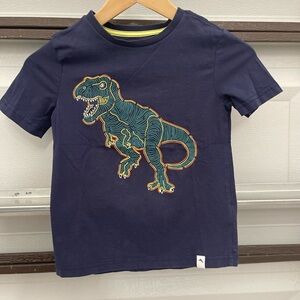 Tommy Bahama Blue Short Sleeve Tee with Dinosaur Graphic